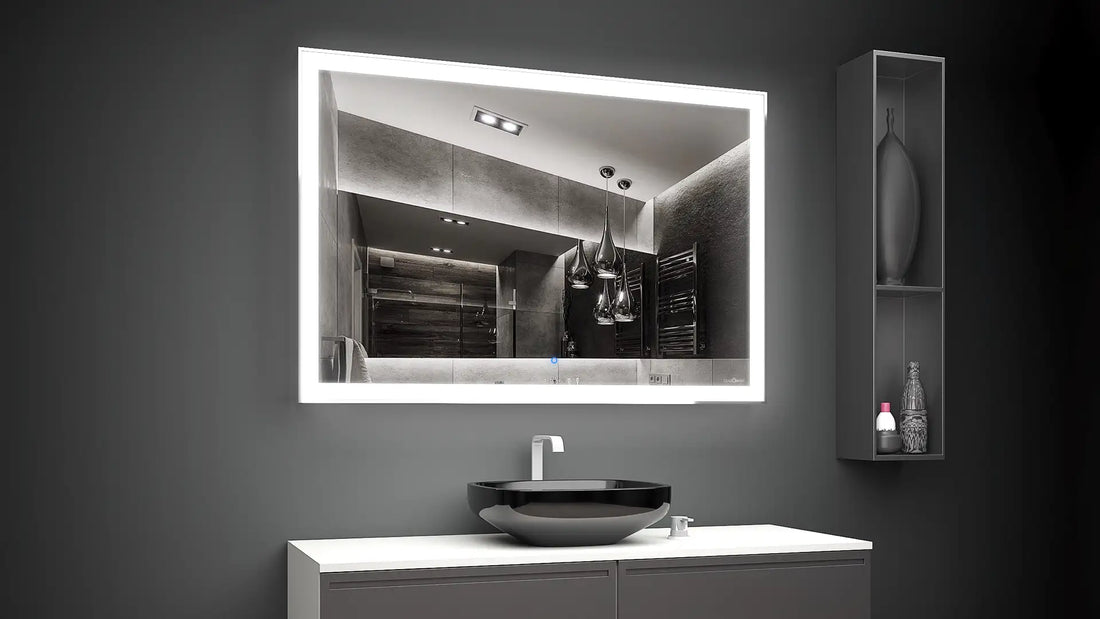 bathroom mirror