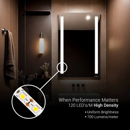 Simple Yet Classic LED Wall Mirror