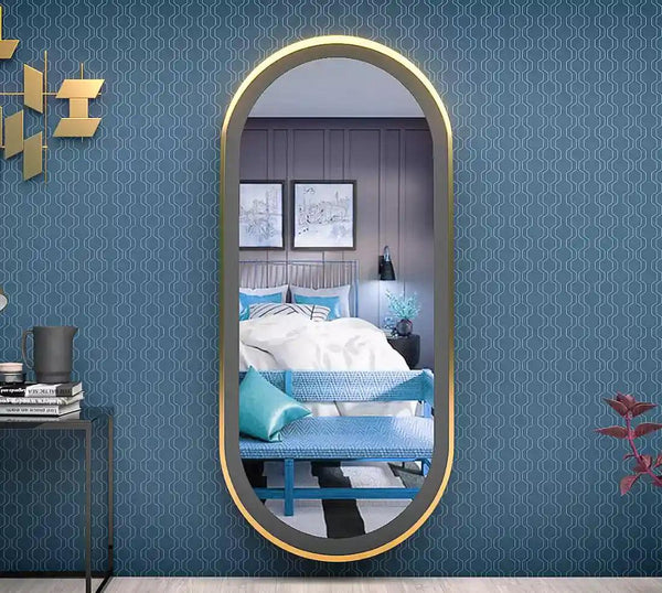 Metal frame wall Mirror for bedroom