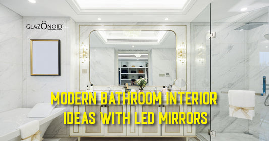 Modern Bathroom Interior Ideas with LED Mirrors - Glazonoid