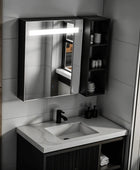 Single Door Cabinets | Matt Black Finish | Bluetooth Enabled