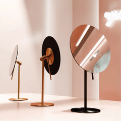 Table Top Mirror | Stainless Steel Design | 3mm Ultra Clear Mirror | Adjustable Viewing Angle