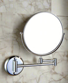 Round Shaving Mirror | 3X Magnification | Chrome Finish