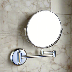 Round Shaving Mirror | 3X Magnification | Chrome Finish