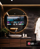 Smart WebOS & Android-Powered Mirror | Bluetooth & WiFi | Voice Control | Luxury Bathroom & Vanity Mirror