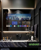 Smart WebOS & Android-Powered Mirror | Bluetooth & WiFi | Voice Control | Luxury Bathroom & Vanity Mirror