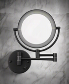 Round Coloured LED Shaving Mirror | 3X Magnification