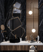 Geometric Luxe Mirror | Stainless Steel Frame | Corrosion Free | Premium Quality | Glazonoid