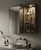 Triple Door Cabinets | Matt Black Finish | UV Light Enabled