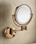 Round Coloured LED Shaving Mirror | 3X Magnification