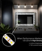 Braid LED Bathroom Mirror