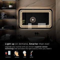 Slinky-Chain of lights mirror | 5-Year Warranty, Premium Quality, Customizable LED Lighting