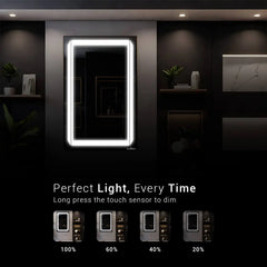 Depth - Dual Lines Mirror With Lights | 5-Year Warranty, Premium Quality, Customizable LED Lighting