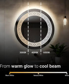 Badge LED Glass Mirror