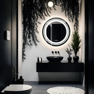 Dual Ring Light Mirror | 5-Year Warranty, Premium Quality | For Extra Face Glow | Extra Bright Lights | Glazonoid