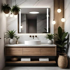 Simple Yet Classic LED Wall Mirror