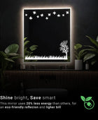 Nature's essence  Design Mirror With Lights | 5-Year Warranty, Premium Quality, Customizable LED Lighting | Glazonoid