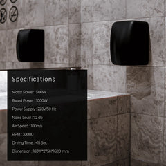 Warm Air hand dryer | UV Germ Killer | Stainless Steel