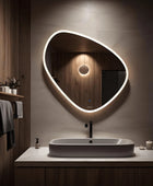 Modern-Shaped LED Mirror | 5-Year Warranty, Premium Quality, Customizable LED Lighting | Glazonoid