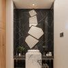 Geometric Luxe Mirror | Stainless Steel Frame | Corrosion Free | Premium Quality | Glazonoid