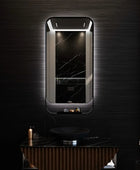 Metal Mirror with Shelf | PVD Stainless Steel Frame | Waterproof