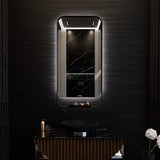Metal Mirror with Shelf | PVD Stainless Steel Frame