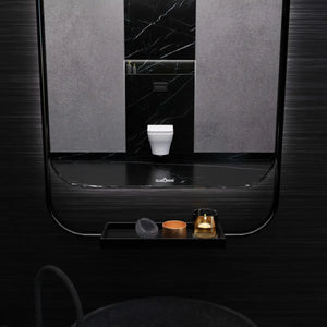Metal Mirror with Shelf | PVD Stainless Steel Frame