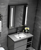 Single Door Cabinets | Matt Black Finish | Bluetooth Enabled