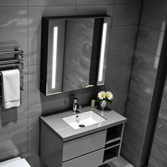 Single Door Cabinets | Matt Black Finish | Bluetooth Enabled