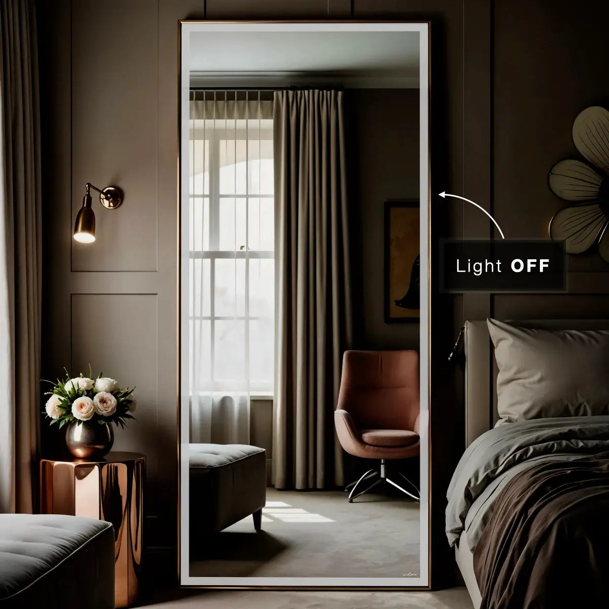 Stainless Steel Framed Mirror | Corrosion Free | Premium Quality | Glazonoid