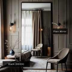 Stainless Steel Framed Mirror | Corrosion Free | Premium Quality | Glazonoid
