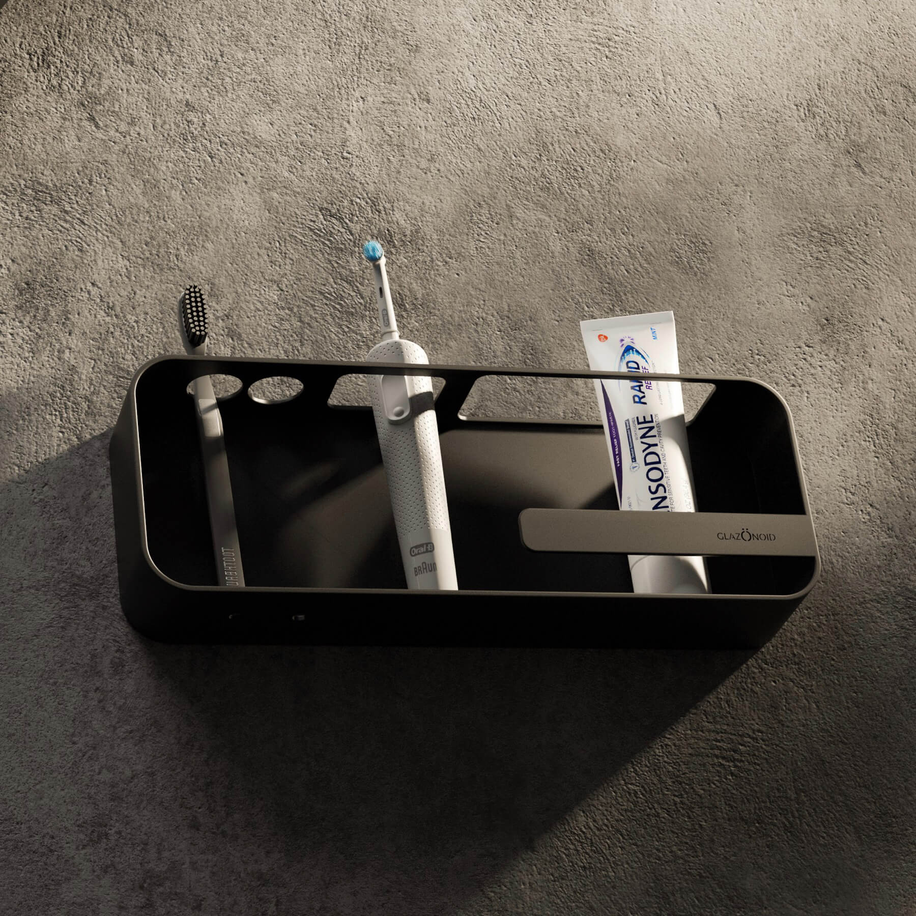 West | Bathroom Dental Organiser | Waterproof | Aircraft Grade Stainless Steel