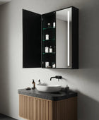 Double Door Cabinets | Matt Black Finish