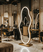 Self Standing Mirror with Base | SS304 | Wavy