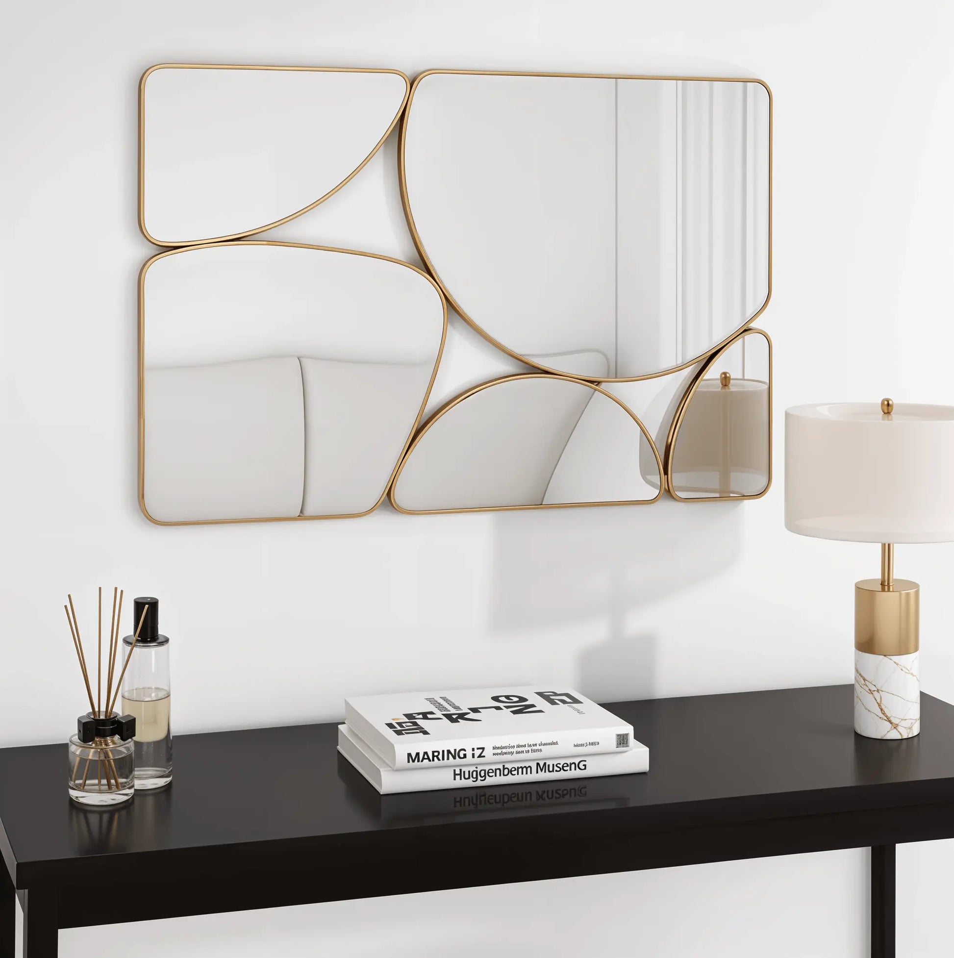 Multi Pebble Mirror | SS-304 | Corrosion Free | Waterproof