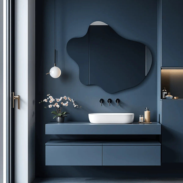 Organic Shape Mirror | 5 Year Warranty | Glare free Mirror
