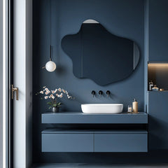 Organic Shaped Mirror | 5 Year Warranty | Glare free Mirror