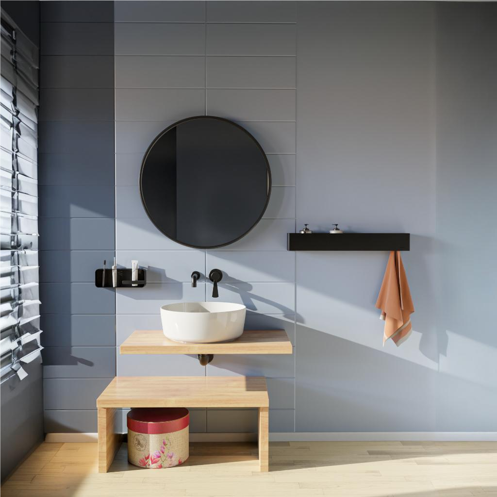 Trace | Horizontal Bathroom Organiser | Waterproof | Aircraft Grade Stainless Steel