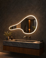 Liquid Comet Bezel-less LED Mirror