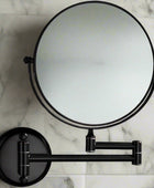 Round Shaving Mirror | 3X Magnification | Shatterproof Glass | Adjustable arm