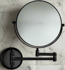 Round Shaving Mirror | 3X Magnification | Shatterproof Glass | Adjustable arm