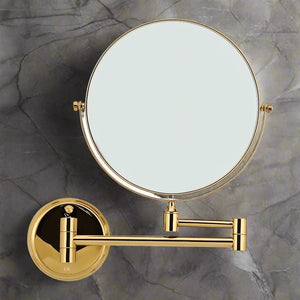 Round Shaving Mirror | 3X Magnification | Adjustable Arm