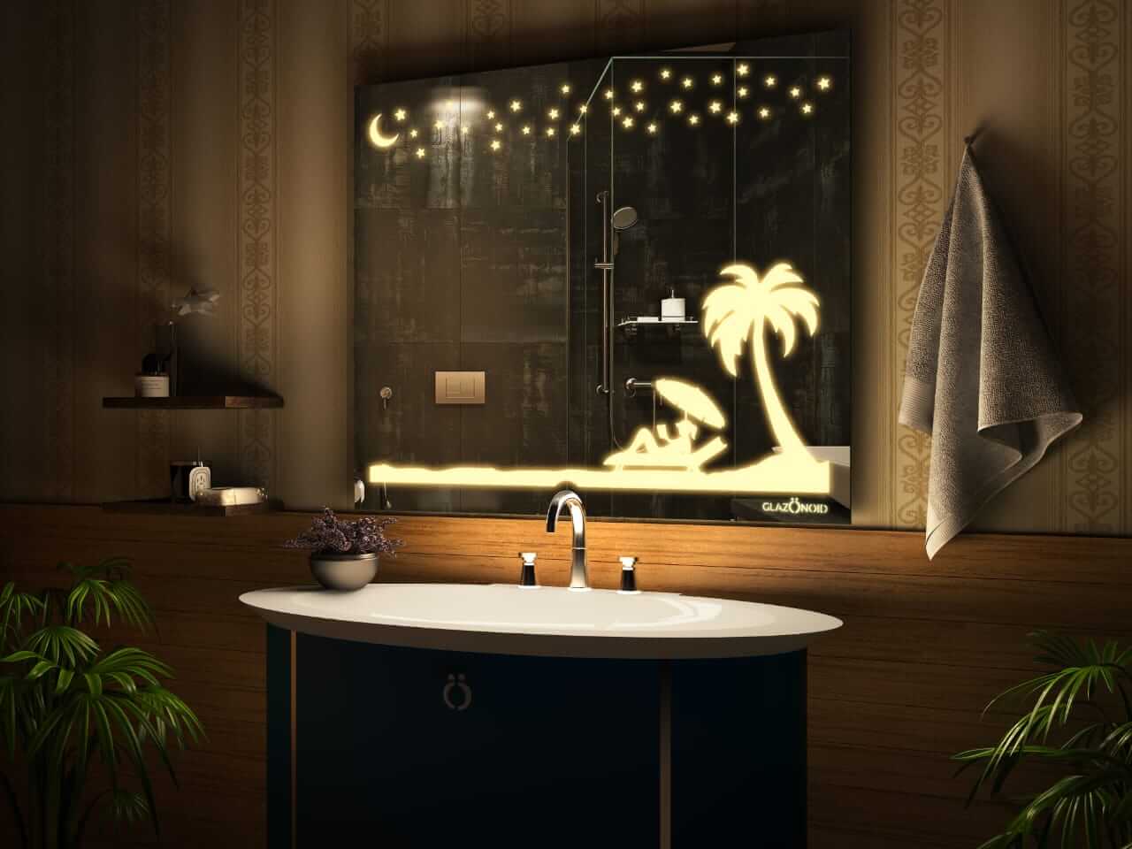 Feel The Beach Vibes With Our Led Mirror
