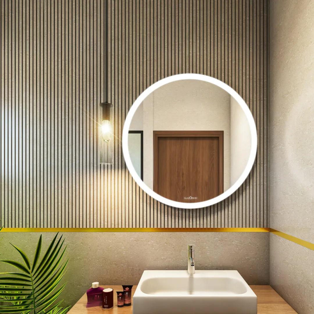 Round LED Bathroom Mirror | Bezel-Less