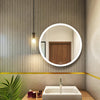 Bezel-Less Round | High intensity LED Mirror | 5-Year Warranty, Premium Quality, Customizable LED Lighting