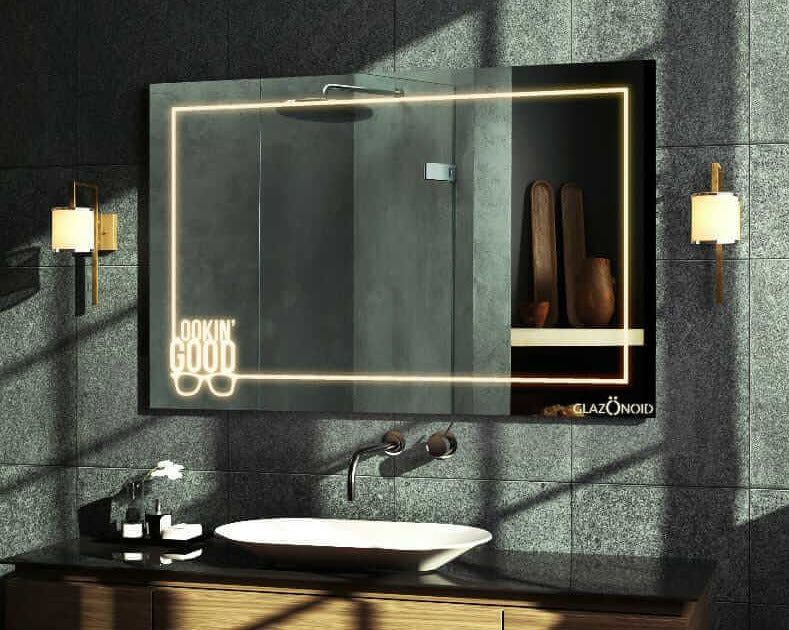 Compliment Yourself Rectangular Mirror For your Washroom