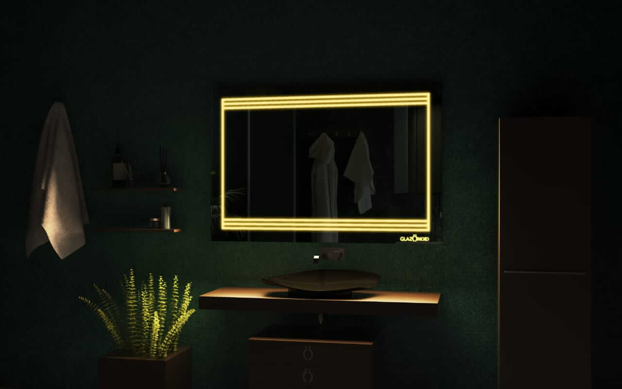 rectangular bathroom mirrors