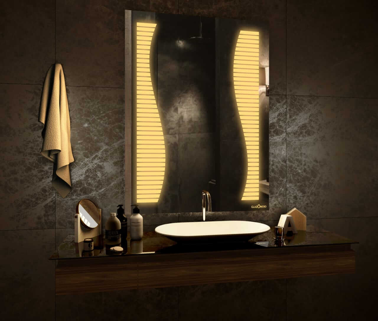 Frisson wash basin mirror design