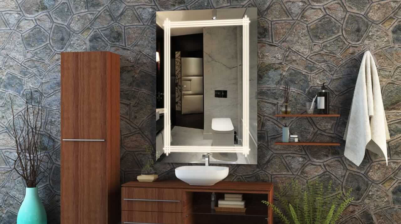 Graceful washroom Mirror with lights
