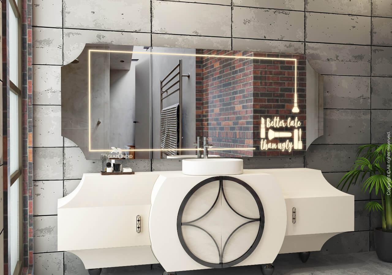 Love-yourself the perfect rectangular led mirror